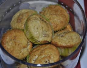 Mini muffins moelleux aux abricots secs