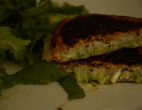 Croques courgettes chèvre