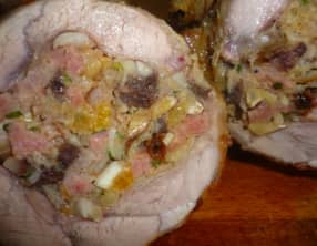 Epaule d'agneau farcie sucré-salé