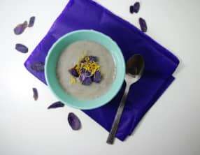 Soupe vitelottes et poireaux