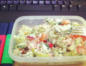 Salade au chèvre frais