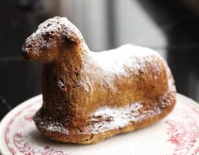 Agneau Pascal au thé vert matcha et haricots adzuki