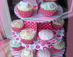 Cupcakes à la barbe à papa