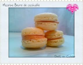 Macarons Beurre de cacahuète