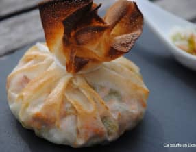 Aumônière de saumon