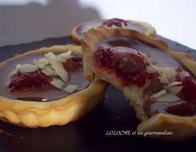 Tartelettes chocolat framboises