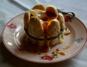 Charlottine pommes compotées à la cannelle