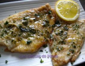 Filets de plie à la meunière