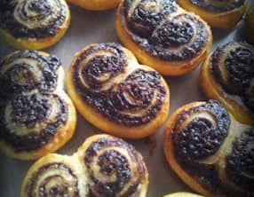 Palmiers au chocolat