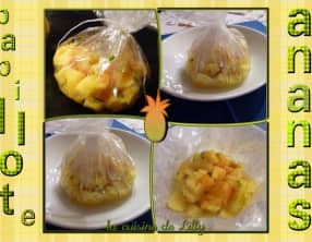 Papillote d'ananas