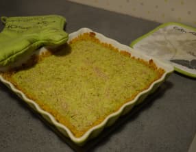 Tarte couscous brocoli, curcuma et sésame