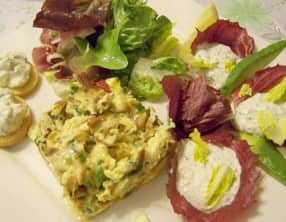 Omelette à la poutargue et Mousse à la Boutargue