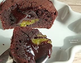 Moelleux coulant au chocolat et à l'avocat