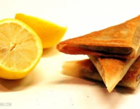 Bricks à la viande, patates, menthe et épices chawarma