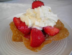 Tuiles aux fraises