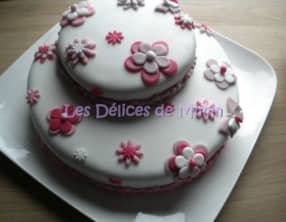 Gâteau fleuri