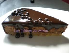 Gâteau royal praliné, mousse au Nutella