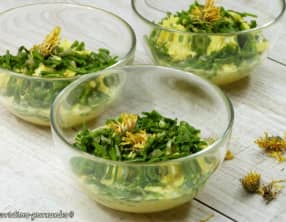 Oeufs brouillés aux asperges sauvages