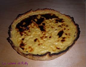 Tarte au flan de Christophe Felder