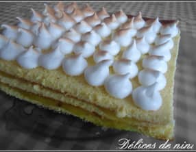 Gâteau au citron meringué