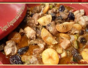 Tagine d'agneau aux fruits secs