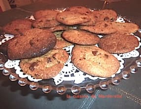 Les cookies aux pépites de chocolat