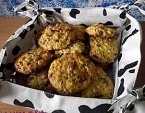 Cookies banane, chocolat et flocons d'avoine