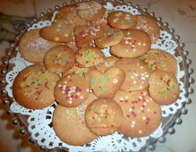 Les petits biscuits à la vanille