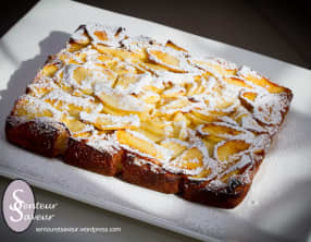 Gâteau invisible aux pommes