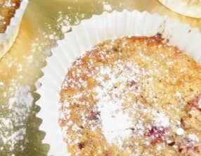 Amandines aux framboises