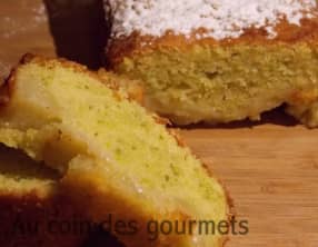 Cake poires pistaches