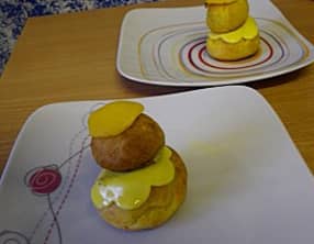 Religieuse à la vanille