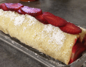 Bras de Vénus en gelée de fraises