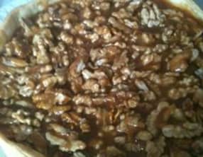 Tarte aux noix caramélisée