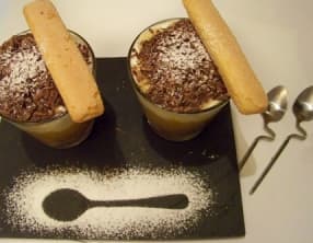 Trifles mandarine, banane et yaourt