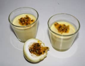 Panacotta aux fruits de la passion
