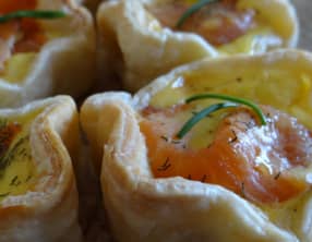 Tartelette saumon