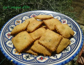 Petits biscuits apéritif au parmesan et origan