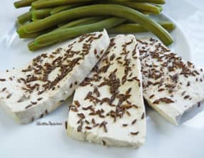Tofu vapeur au cumin