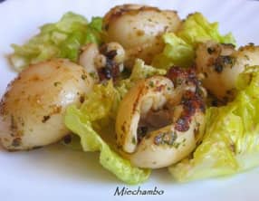 Supions en persillade épicée