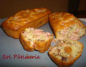 Mini cakes jambon et noix