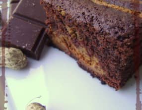 Brownie au chocolat et beurre de cacahuète