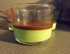 Panna cotta façon "after eight"