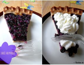 Tarte sablée aux myrtilles