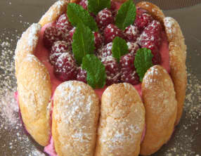 Charlotte à la framboise