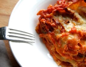 Lasagnes aux légumes et à la Mozzarella