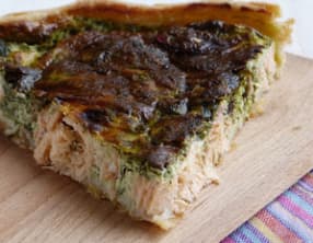 Tarte saumon-oseille