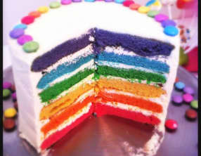 Le gâteau aux milles couleurs de Chabichou