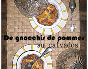 Gratin de gnocchis de pommes au calvados
