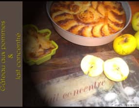 Gâteau aux pommes et au lait concentré